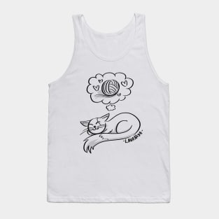 Cat Dreaming Tank Top